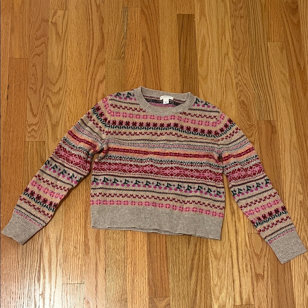 Crewcuts Multicolor Patterned Sweater